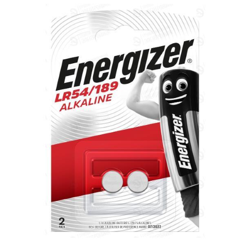ENERGIZER LR54/189 BATTERIE A BOTTONE ALKALINE CONF 2 Pz.